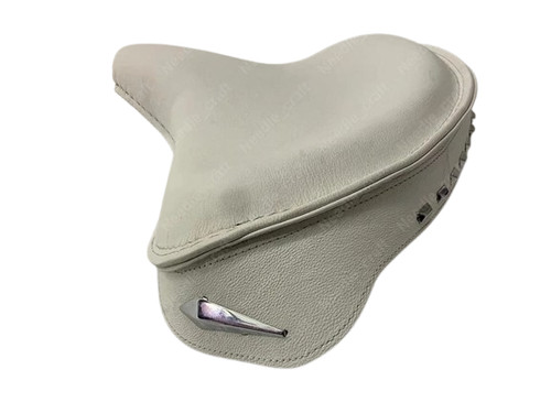 White leather police - leather,